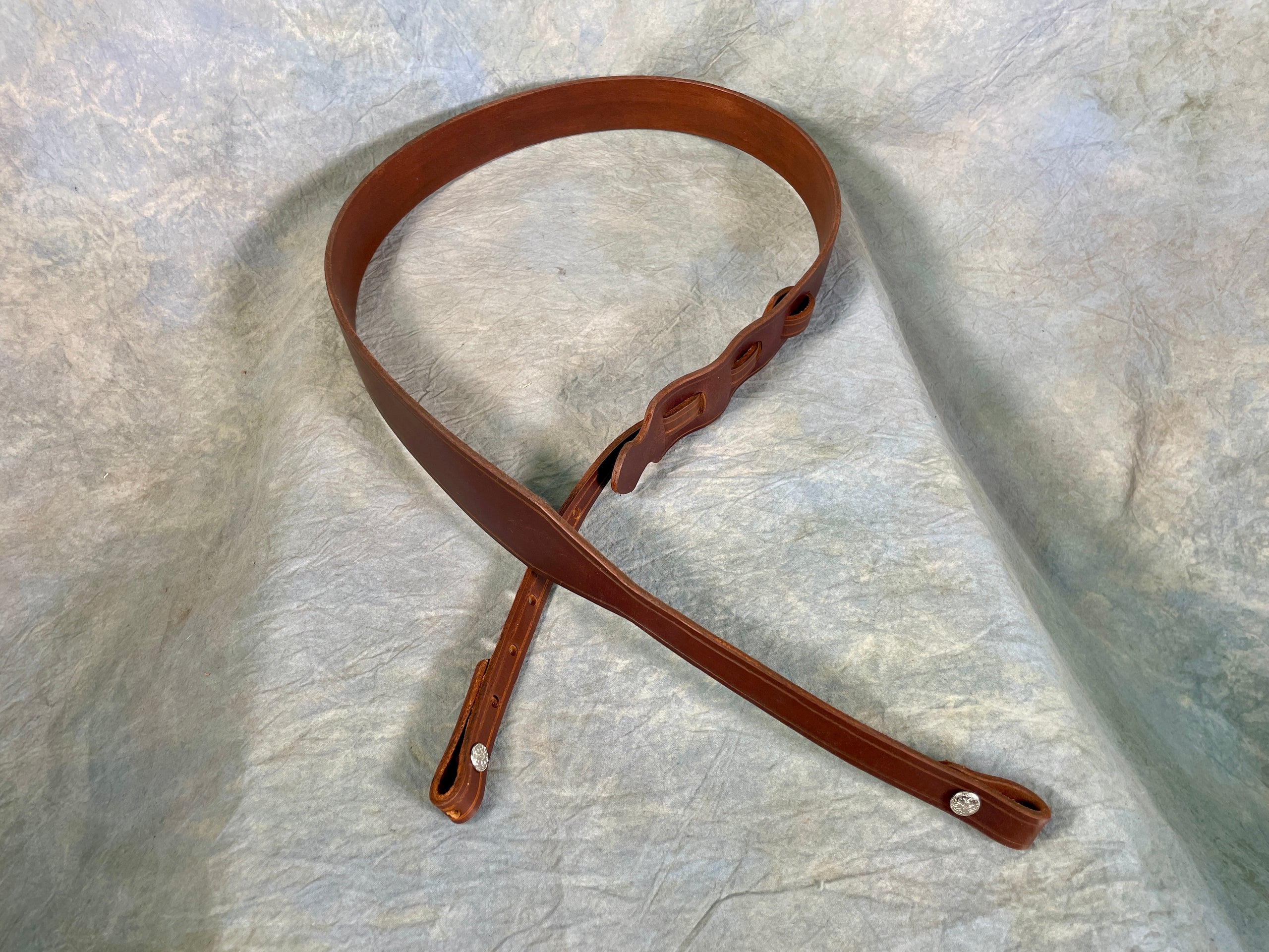 Leather Banjo Strap Premium Full Grain Durable Dotson Pre War
